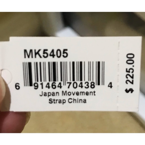 🆕🔥MICHAEL KORS BEZEL BAGUETTE GORGEOUS ROSE GOLD&CLEAR LINK STYLISH WATCH NWT! - Picture 15 of 16